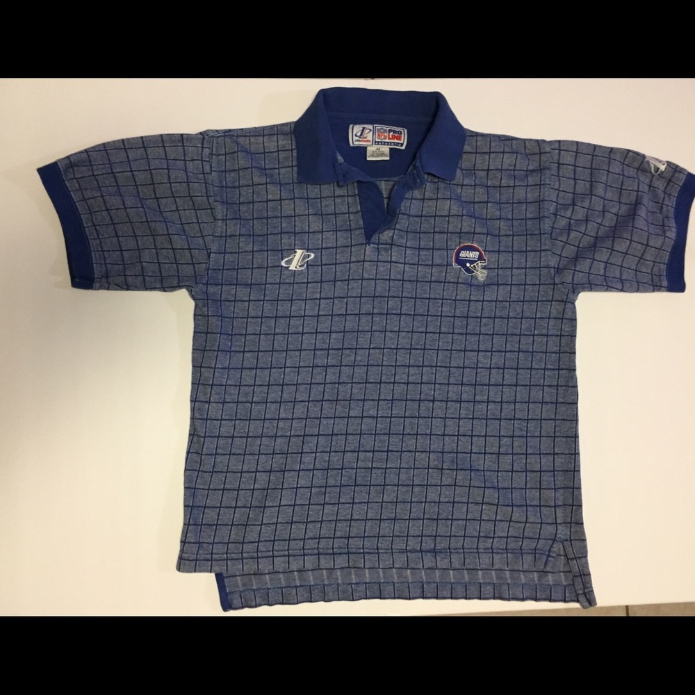 Vintage ProLine NFL New York Giants Polo Shirt NYG